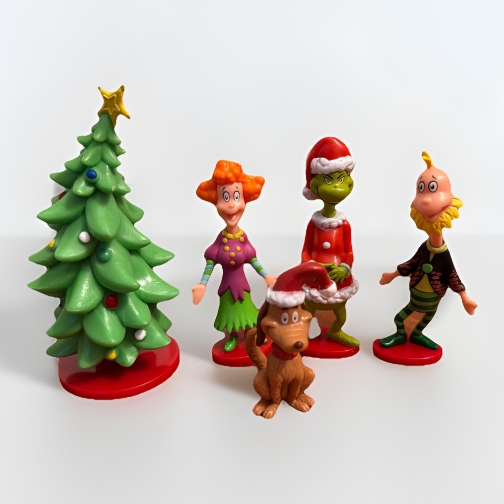 How The Grinch Stole Christmas Figure Lot 5pcs Max Tree Just Play